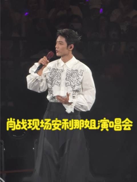 肖战在那英演唱会上的发言直击心灵