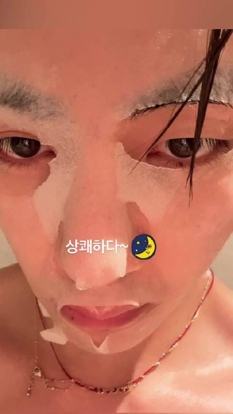 金泰亨kpop永一 260829 | 泰亨更新weverse 宝宝又在精致护肤ㅋㅋ