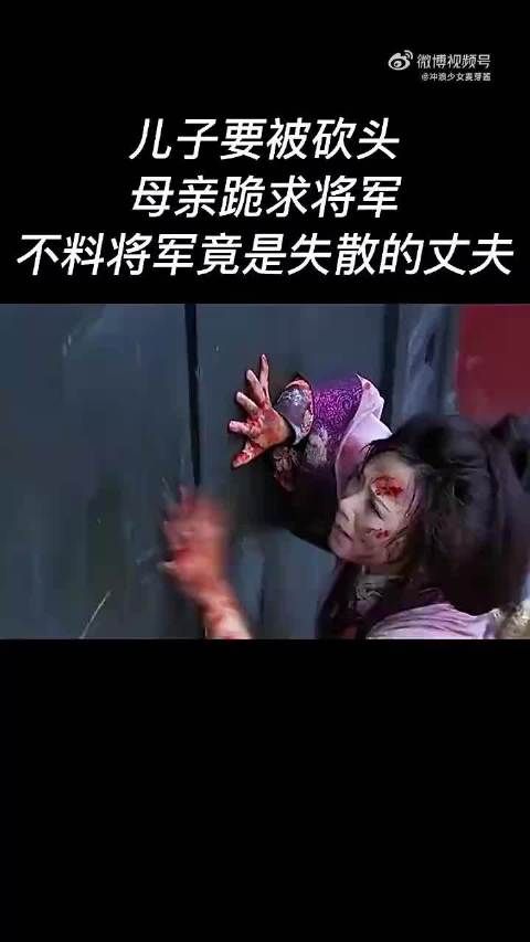 儿子要被砍头，母亲跪求将军，不料将军竟是失散二十年的丈夫