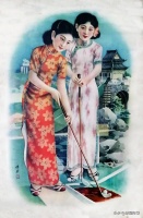藏家私藏年画流出，民国旗袍美女年画，开眼了