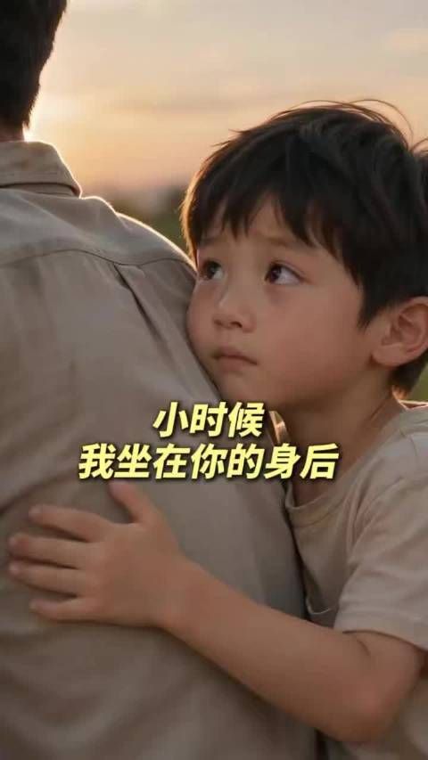 小时候我坐在你的身后，现在换我带你兜风吧！