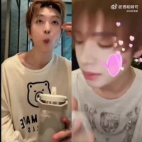 范丞丞黄明昊隔空合唱一半一半，这默契度我真不行了，这俩人跟打视频一样