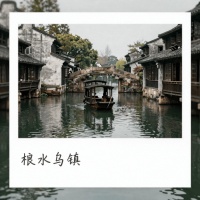 嘉兴乌镇的枕水人家：摇橹船穿过石桥，看白墙黛瓦倒映春水