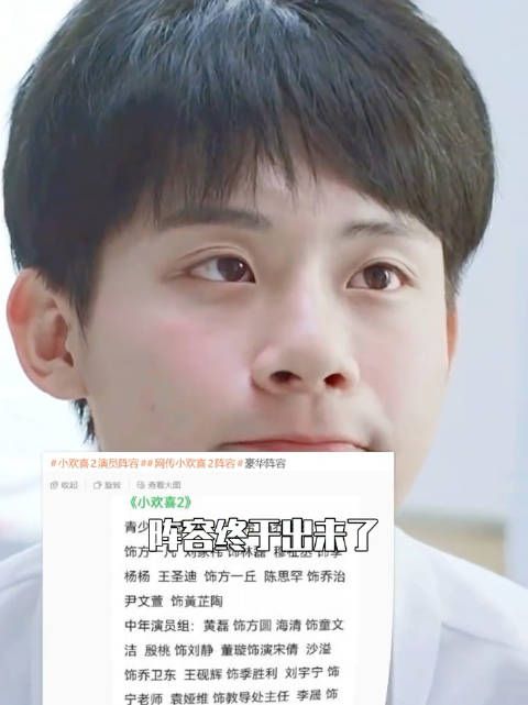 小欢喜2网传阵容出炉啦，大家看看是不是自己心目中的呢？