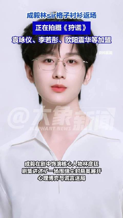 成毅林sir格子衬衫返场
