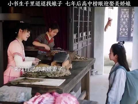 小书生千里迢迢找娘子，七年后高中榜眼迎娶美娇娘…玉面桃花总相逢