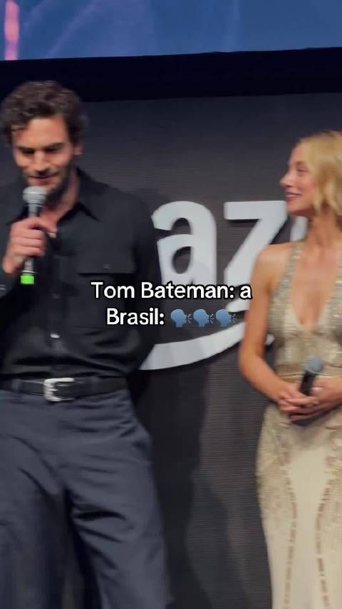 Tom Bateman和Lili Reinhart 出席《爱情假说》巴西圣保罗首映礼