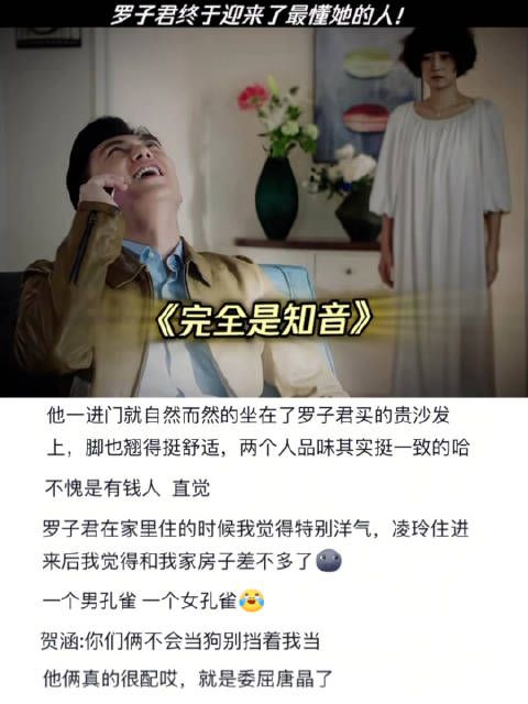 刚看我的前半生时无法理解贺涵为什么要和罗子君在一起