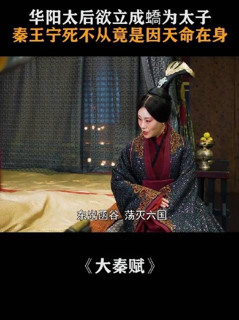 在秦国连女人都想统一天下，可见国家的目标多重要