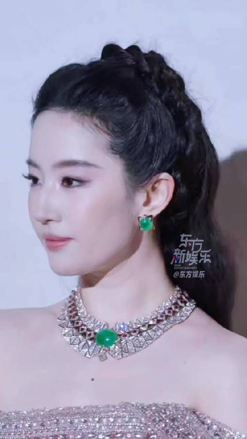 上海东方卫视电视台现场直拍，媒体镜头下的刘亦菲