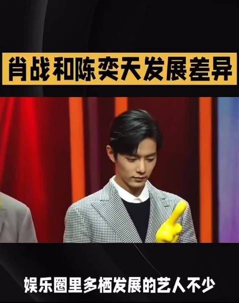 陈奕天肖战发展差异
