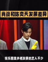 陈奕天肖战发展差异