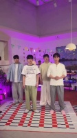 笑得不行了小林小Bam都看到了这版哈几码~ Bam：晟镇哥跳得最好呢