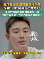 贾乃亮说直播带货门槛比拍戏高