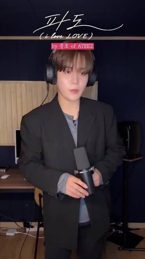 郑恩地与ATEEZ钟浩合作Vocal Challenge波浪i love LOVE