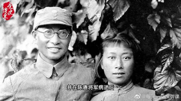 傅涯和陈赓相爱18年，病逝前却对子女：我死后，不要和你爸合葬