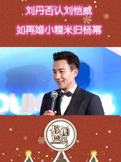 近日,刘丹回应刘恺威再婚小糯米抚养权归杨幂……