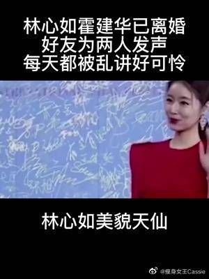 林心如霍建华已离婚，好友为两人发声：每天都被乱讲好可怜