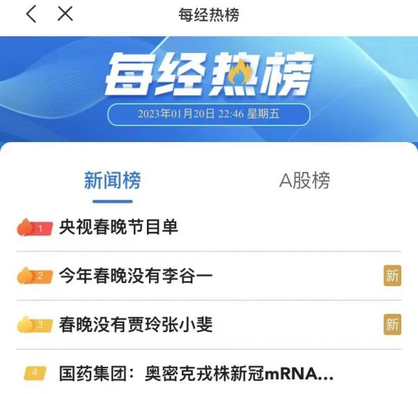 图片来源：每日经济新闻APP截图
