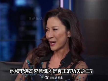 成龙：我才是真功夫 杨紫琼：李连杰才是，你只是“花架子”！