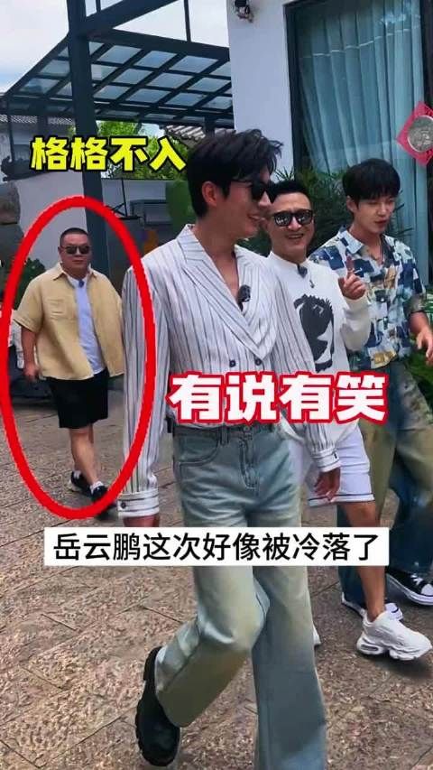 众星一起走路,汪峰跟大家成群结队有说有笑,岳云鹏独自走在后面格格不入!