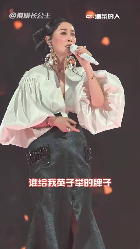 英子：你们文明一点好吗！那英演唱会互动