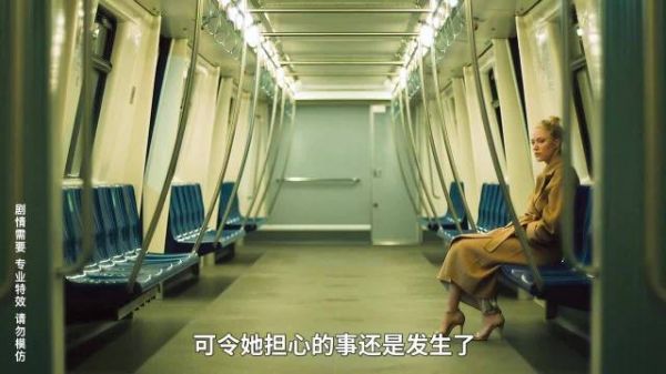 深夜地铁空无一人，变态杀手对面而坐，塑料袋疑似装人头