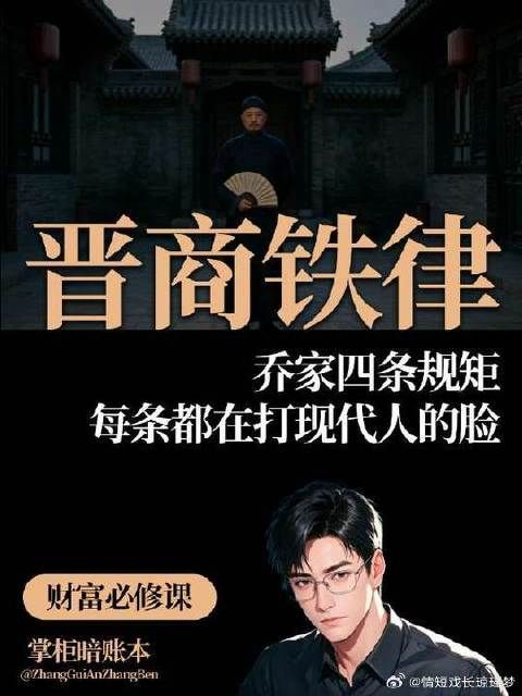 乔家四条规矩每一条都在打今天大多数人的脸