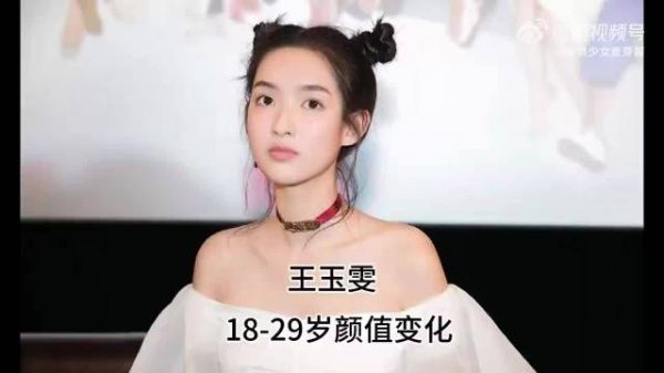 王玉雯18—29岁颜值变化