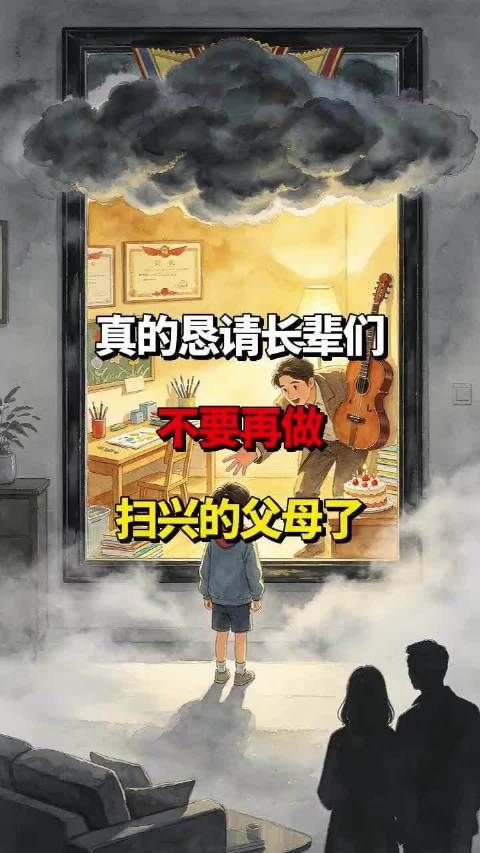 真的恳请长辈们不要再做扫兴的父母了