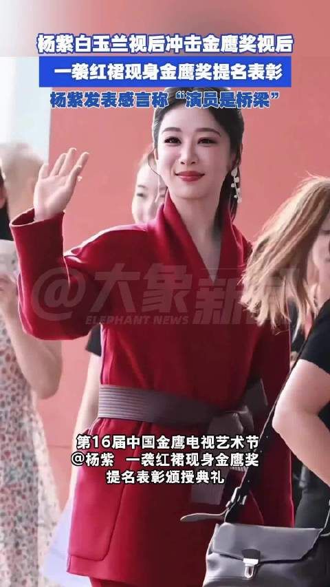 杨紫白玉兰视后冲击金鹰奖视后