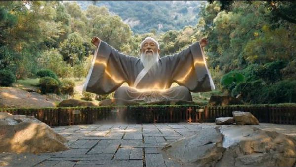 清源山老君先生IP焕新，千年老君走出山崖漫步