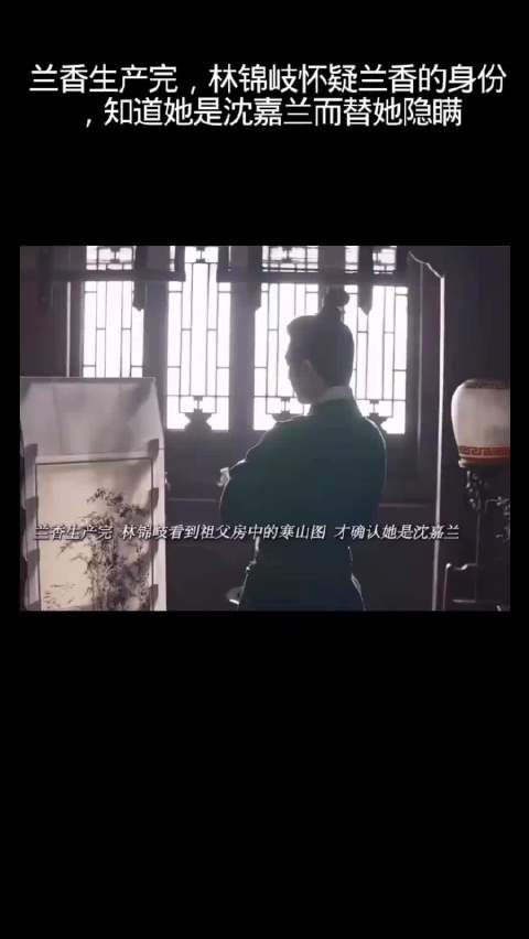 林锦岐认出兰香是沈嘉兰，烧掉一箱证据