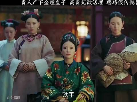 贵人产下金瞳皇子高贵妃欲活埋璎珞假传懿旨其救下