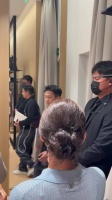 游泳世界冠军汪顺，演员、歌手张新成以及演员何润东同框参加活动