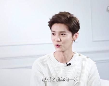 鹿晗早期采访清唱唯一,去年与力宏哥合作成真
