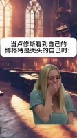 当卢修斯看到自己的博格特是秃头的自己时