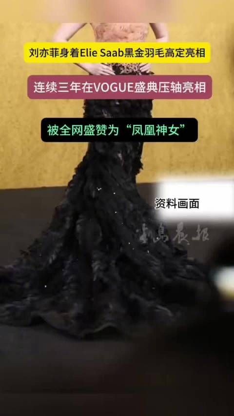 刘亦菲压轴VOGUE红毯
