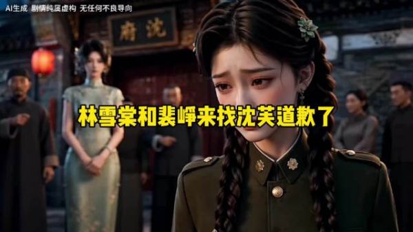 林雪棠和裴峥假装过来道歉，其实是当着大家面让沈芙难堪，逼她回去忍气吞声