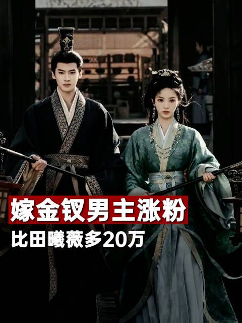 嫁金钗男主涨粉比田曦薇多20万