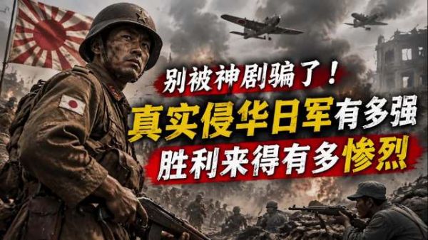 别被神剧骗了!真实侵华日军有多强,胜利来得有多惨烈